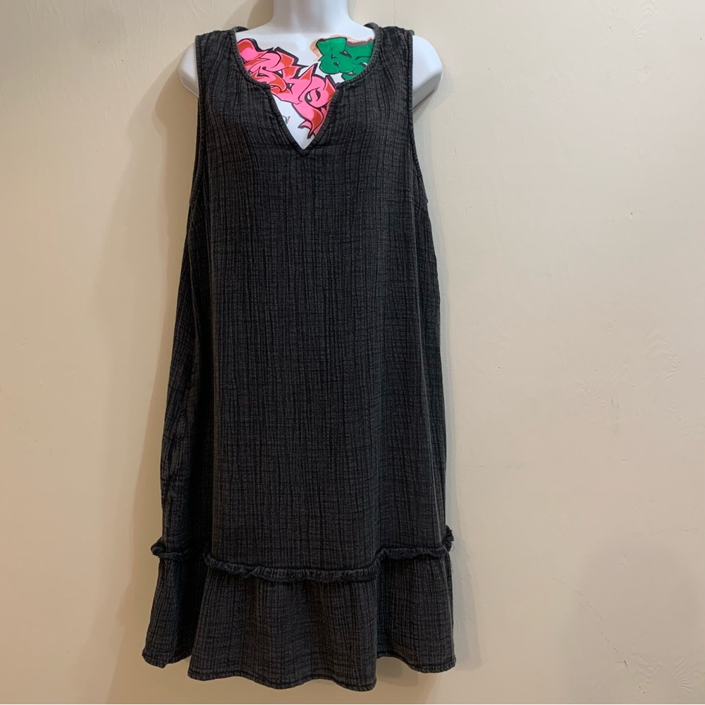 Size Large Wonderly Crinkle Gauze Dress